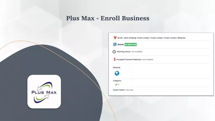 plus max enroll business