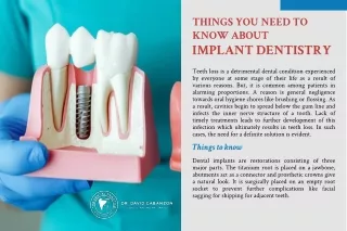 Things You Need To Know About Implant Dentistry!