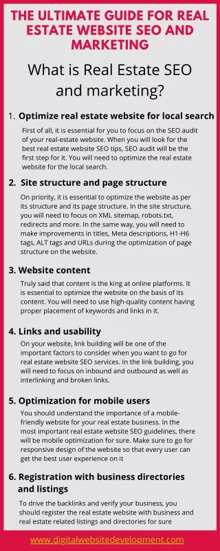 The Ultimate Guide for Real Estate Website SEO and Marketing