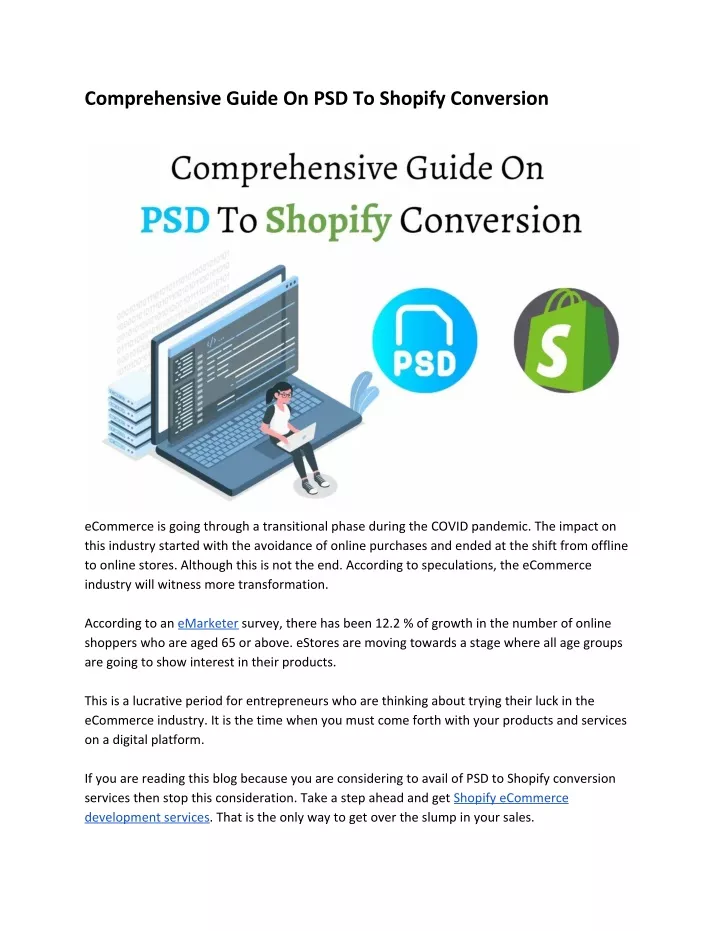 comprehensive guide on psd to shopify conversion