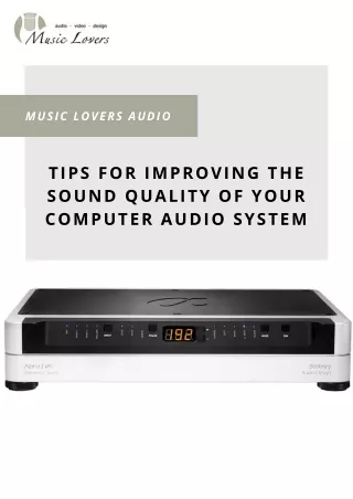 music lovers audio