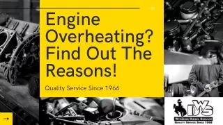 Engine Overheating? Find Out The Reasons!