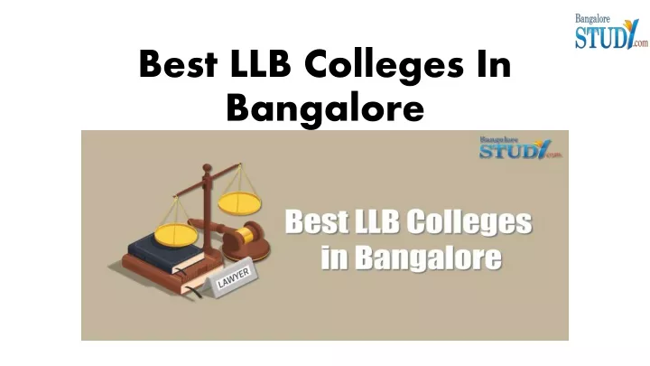 best llb colleges in bangalore