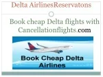Delta Airlines Reservations - slide 1