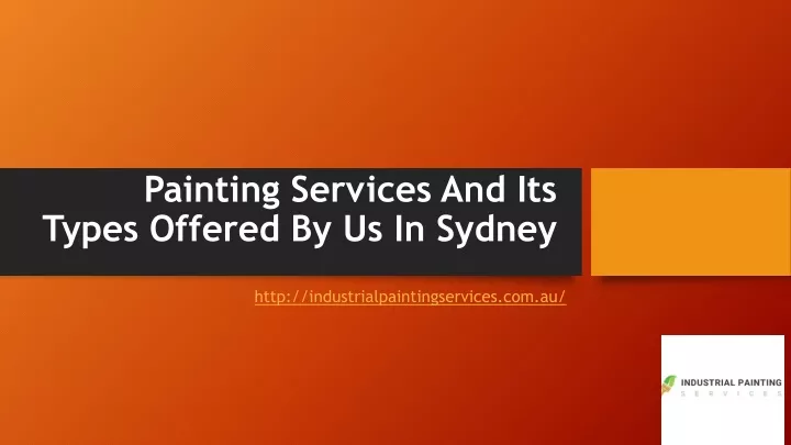 painting services and its types offered by us in sydney
