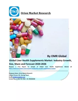 Global Liver Health Supplements Market Size, Share, Trends & Forecast 2020-2026