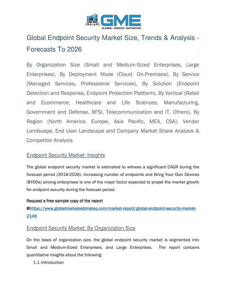global endpoint security market size trends