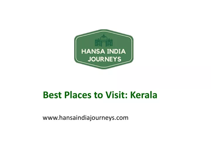 best places to visit kerala