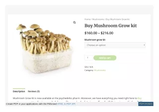 Buy Magic Mushroom Strains and Grow Kits — Psychedelic Pharma