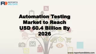 automation testing automation testing market
