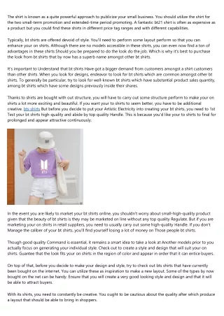 the shirt is known as a quite powerful approach