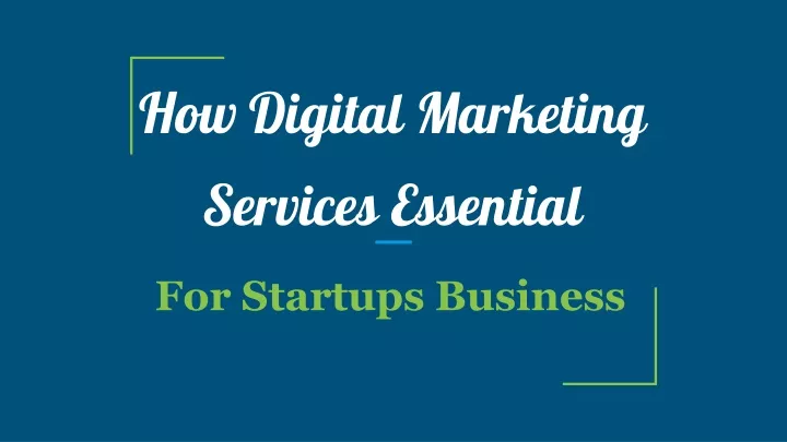 how digital marketing services essential