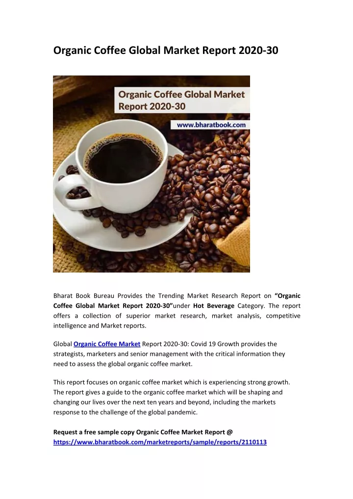 organic coffee global market report 2020 30