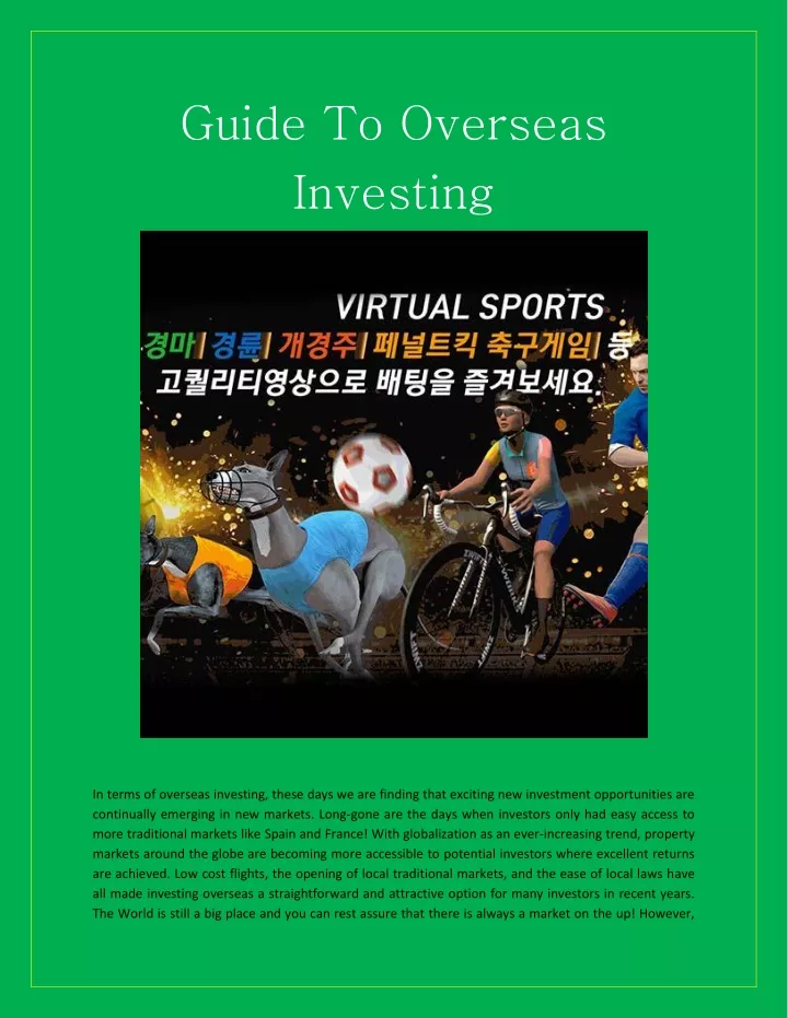 guide to overseas investing