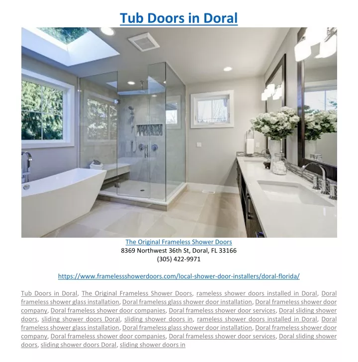 tub doors in doral