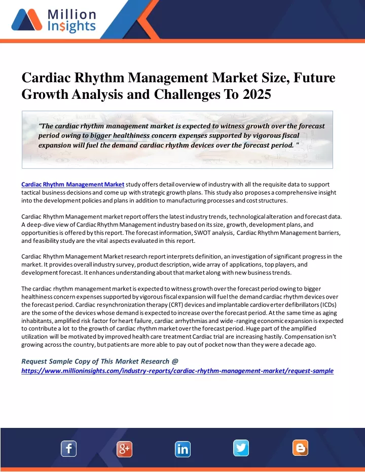 cardiac rhythm management market size future