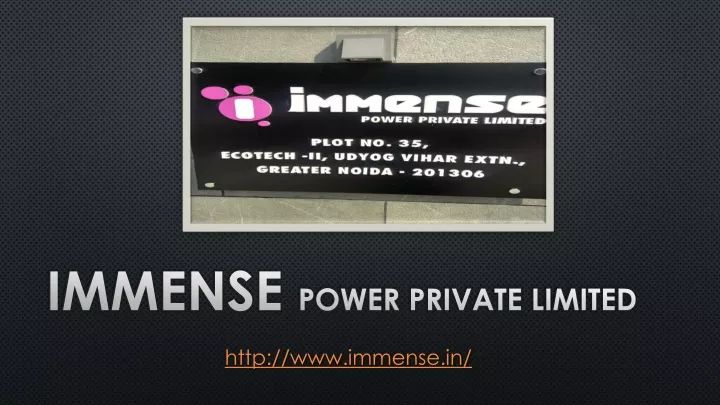 immense power private limited