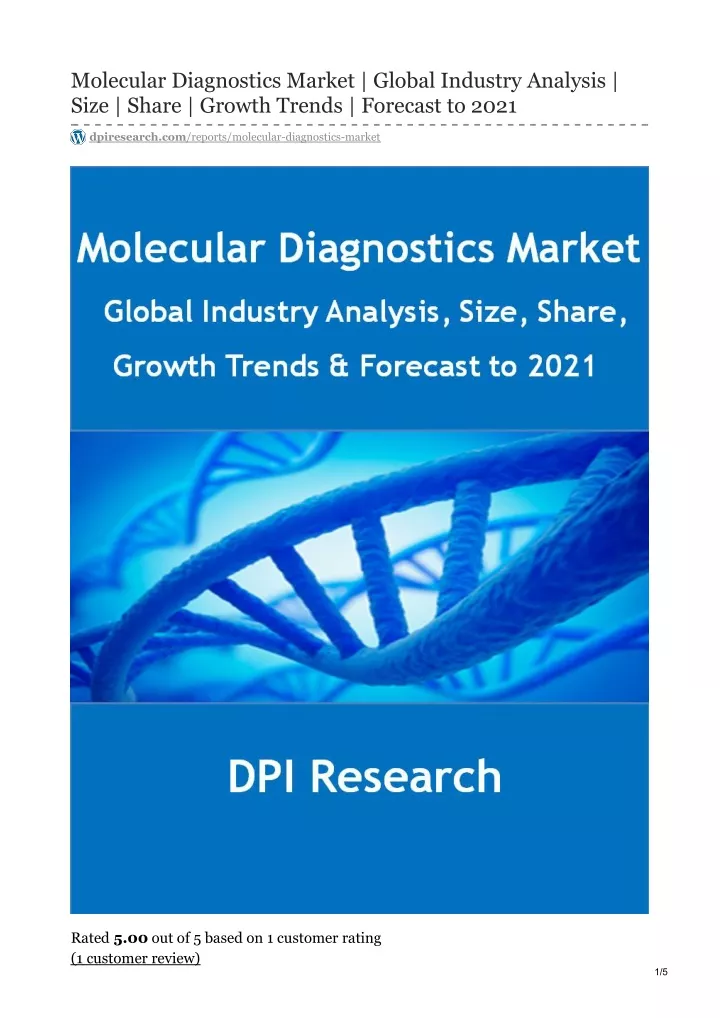molecular diagnostics market global industry