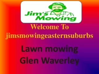 Lawn Mowing Glen Waverley