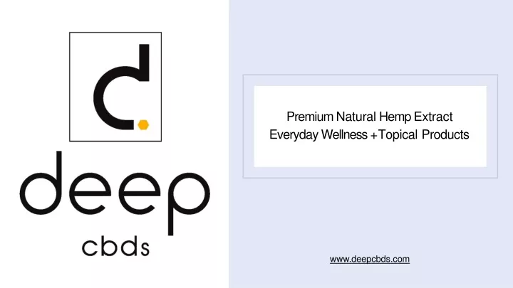 premium natural hemp extract everyday wellness topical products