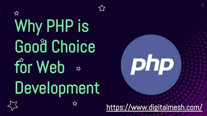 why php is good choice for web development