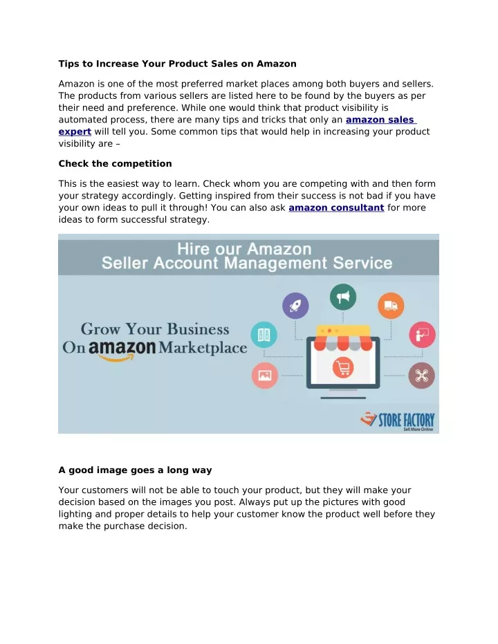 tips to increase your product sales on amazon