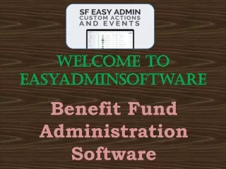 welcome to easyadminsoftware