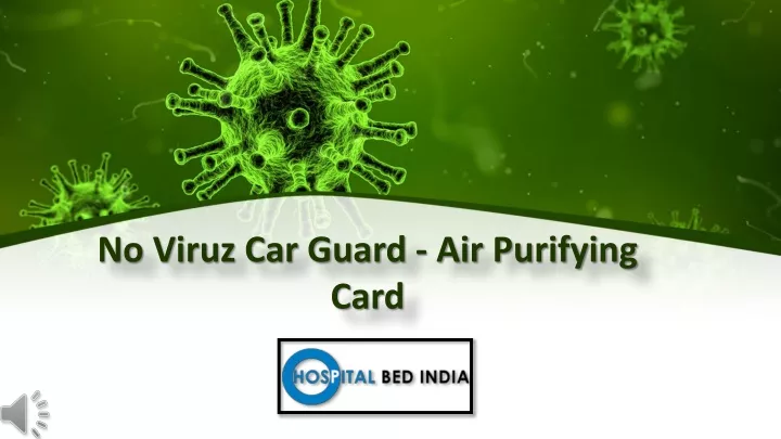 no viruz car guard air purifying card