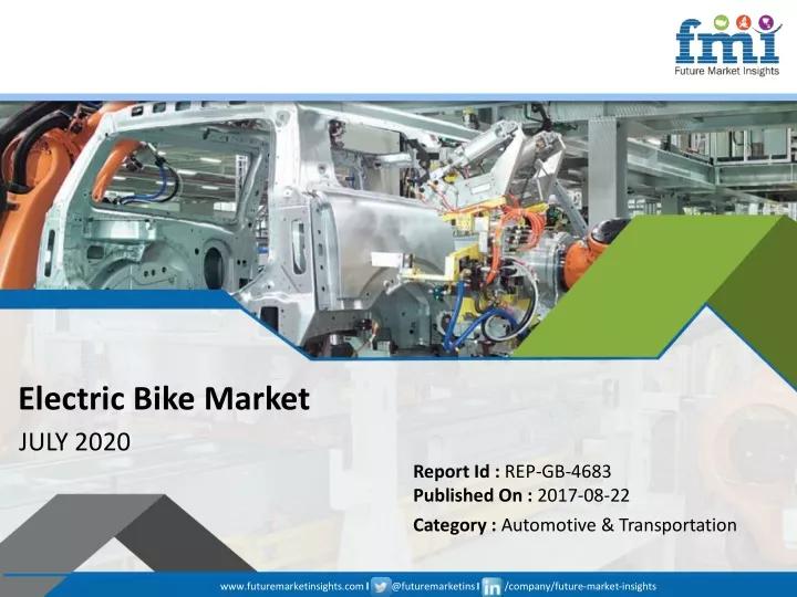 electric bike market july 2020