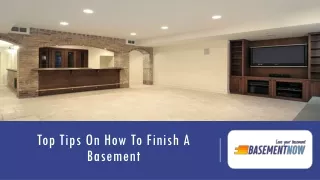 Tips On How To Finish A Basement