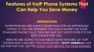 features of voip phone systems that can help you save money