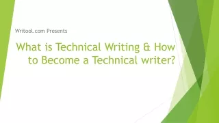 What is Technical Writing & How to become a Technical Writer?