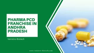Pharma PCD franchise in Andhra Pradesh: Venistro Biotech