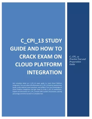 c cpi 13 study guide and how to crack exam
