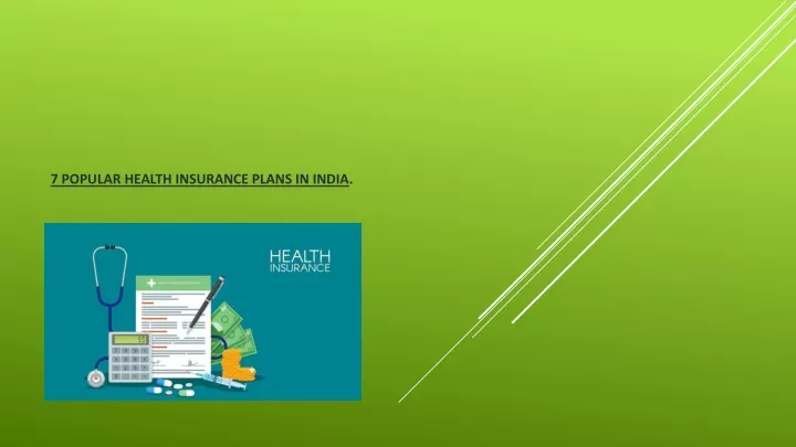7 popular health insurance plans in india
