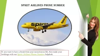 Spirit Airlines Phone Number
