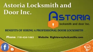 Benefits of Professional Door Locksmith in Queens