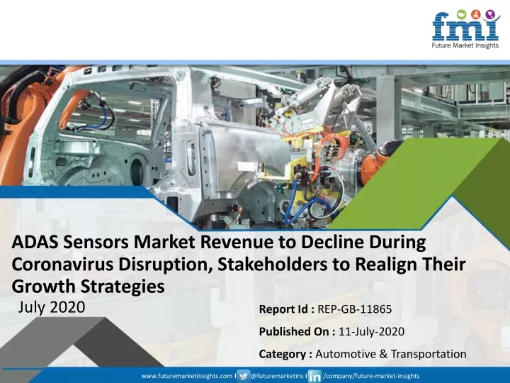 adas sensors market revenue to decline during