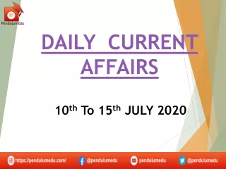 daily current affairs