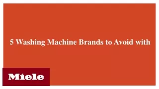5 washing machine brands to avoid with