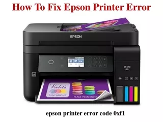 how to fix epson printer error code 0xf1