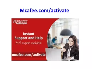 mcafee com activate