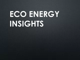 Smart Building Technology - EcoEnergy Insights