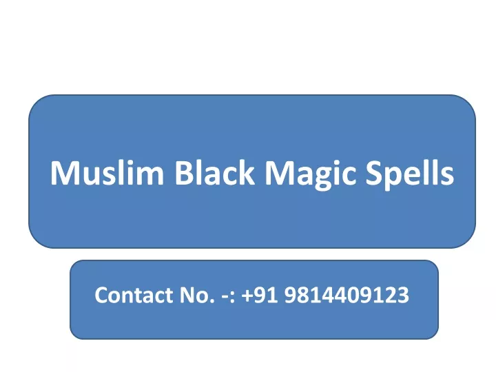 muslim black magic spells