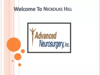 Back Surgery Dayton Ohio - Advanced Neurosurgery