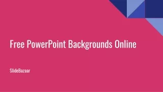 free powerpoint backgrounds online