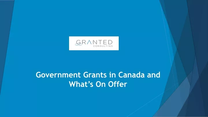 government grants in canada and what s on offer