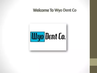 Paintless Dent Repair Cheyenne Wyoming - Wyo Dent Co
