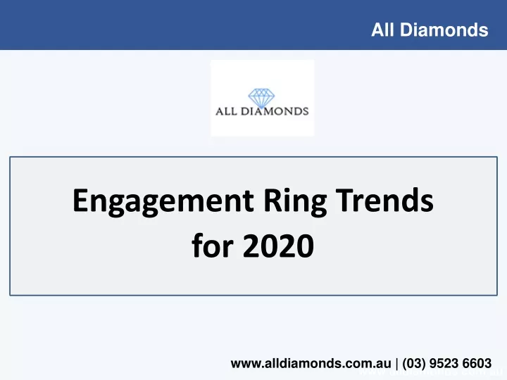 engagement ring trends for 2020