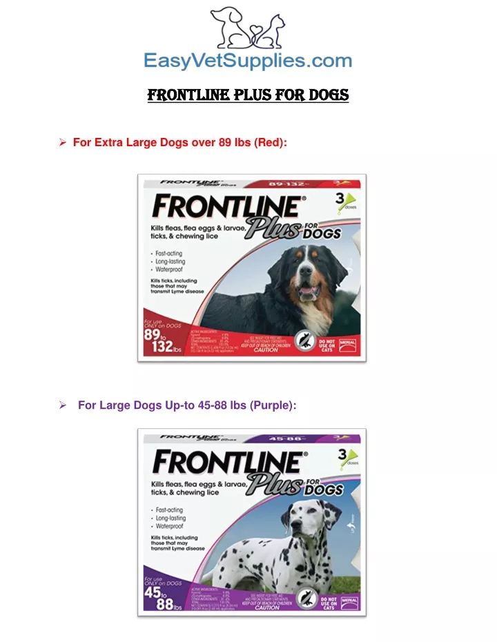 frontline plus for dogs frontline plus for dogs